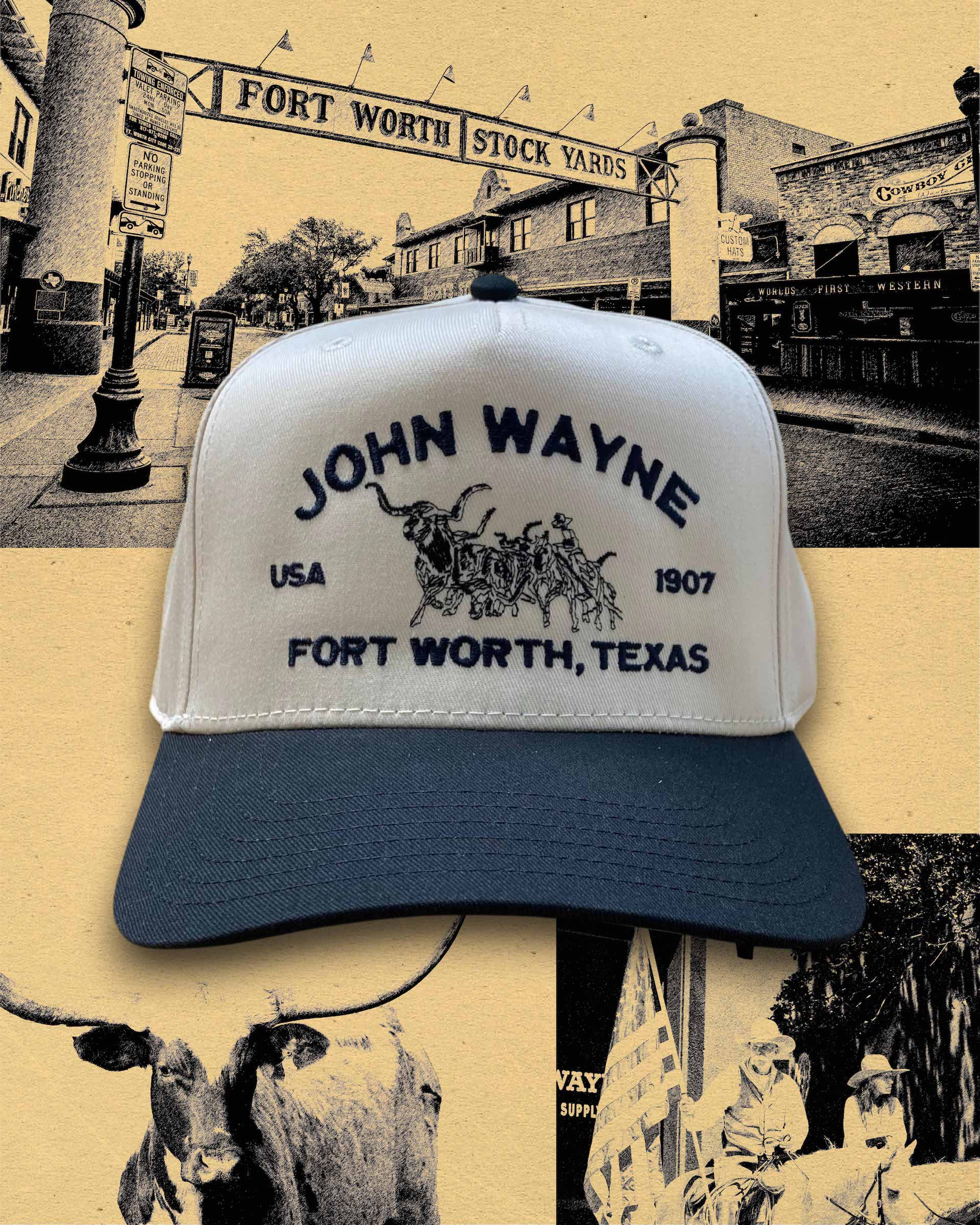 Stockyards Trucker Cap – Natural/Black