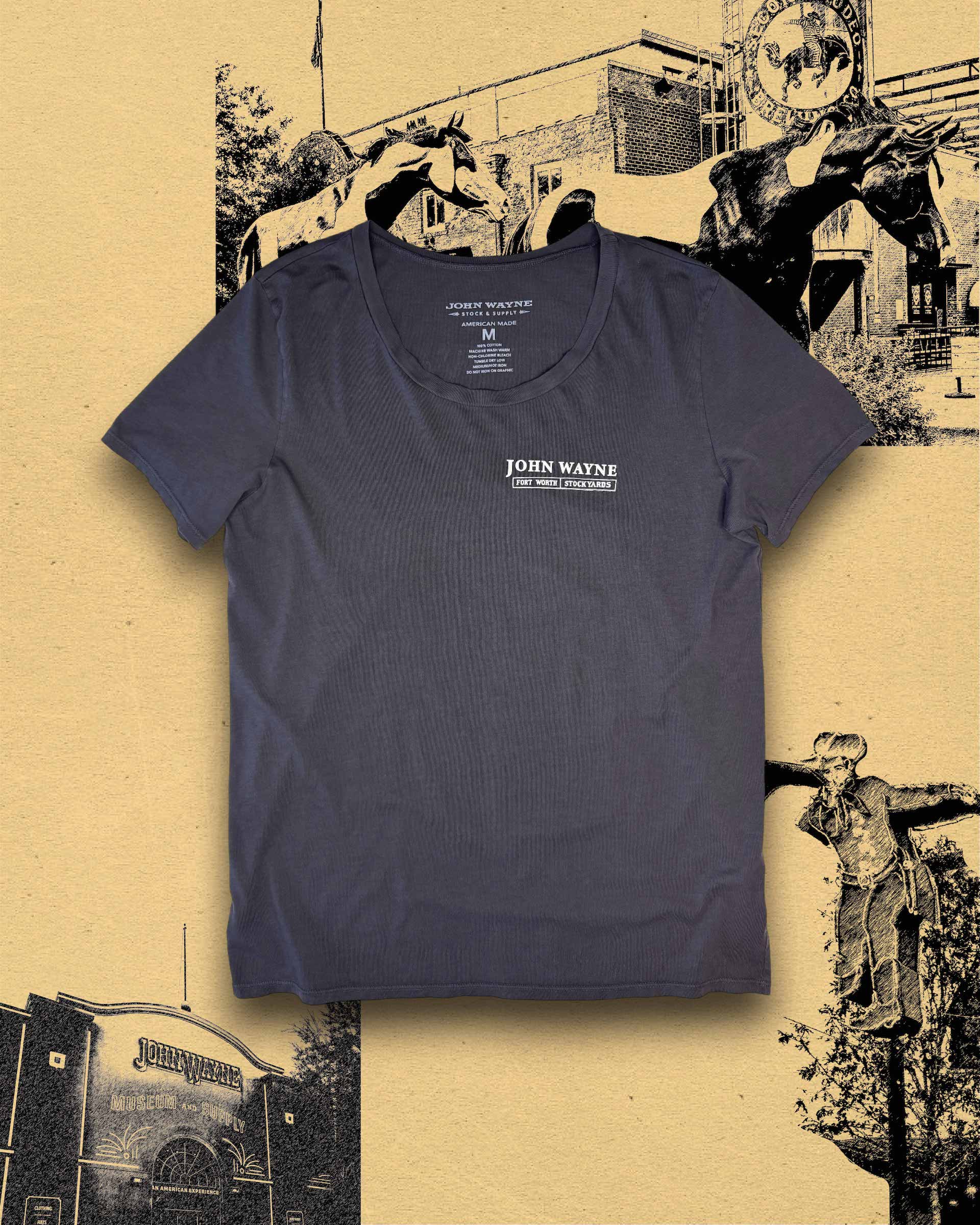 Stockyards Women's Tee - Vintage Black