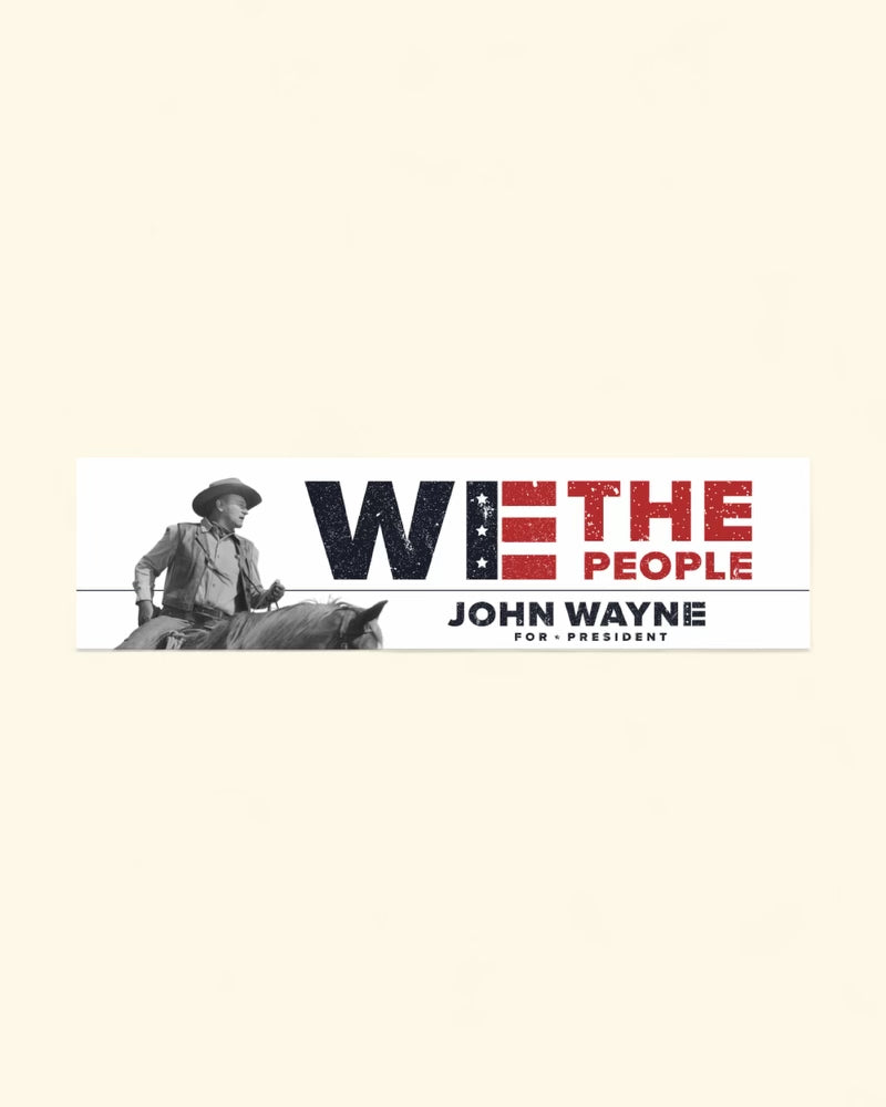 We The People Bumper Sticker