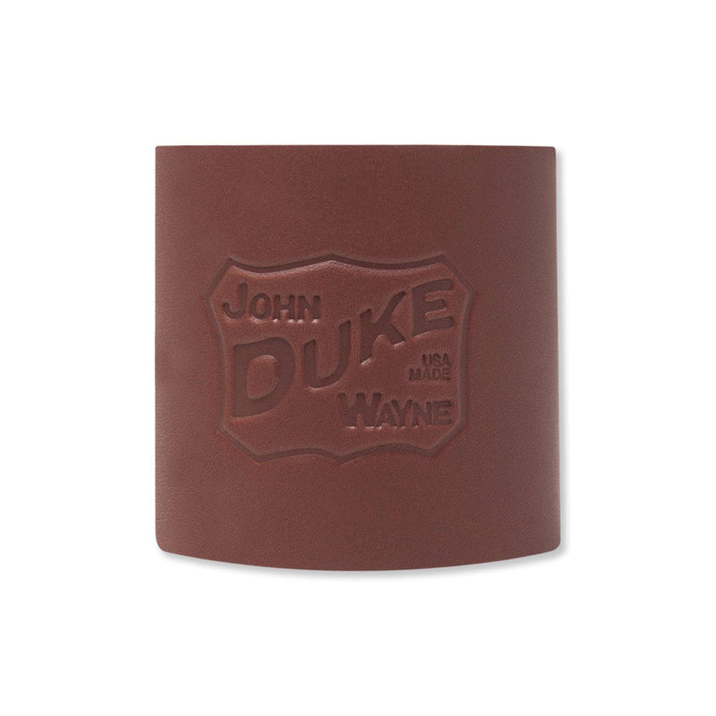 Duke Cutout Leather Can Holder
