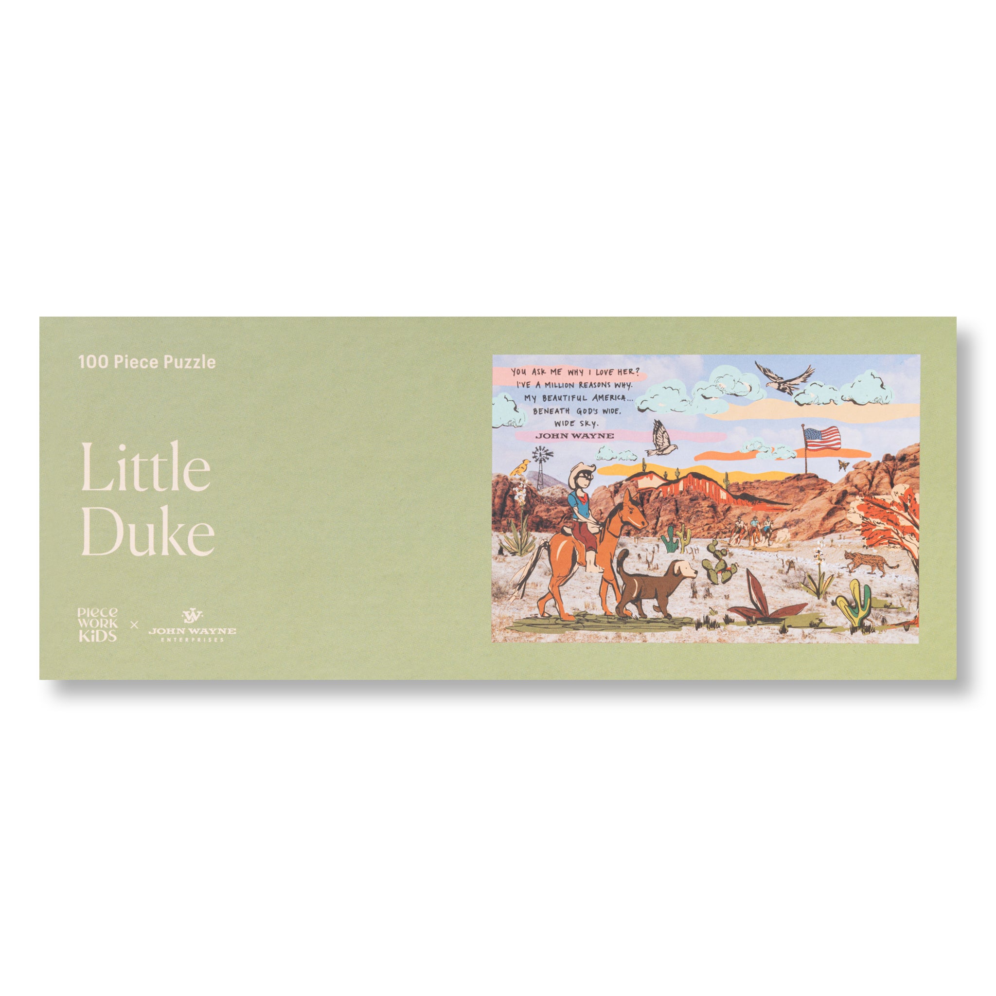 John Wayne Little Duke Kids Puzzle