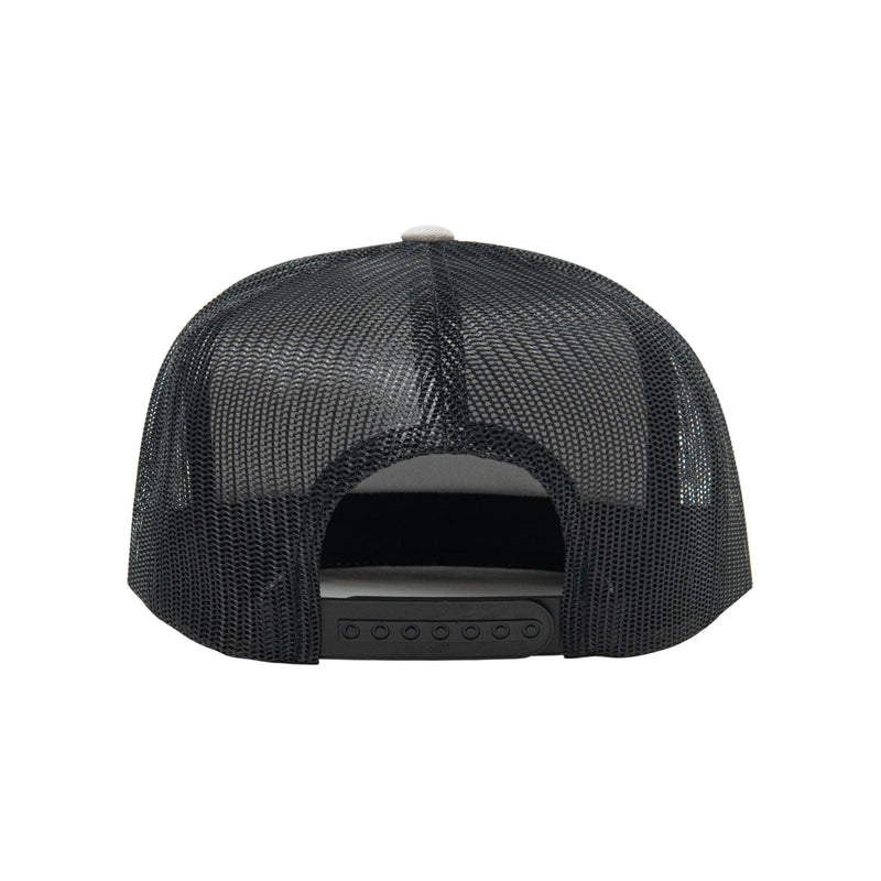 back of hat with plastic adjustable closure 