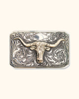 Bohlin Belt Buckle - Angel and The Badman Sterling Silver and Gold