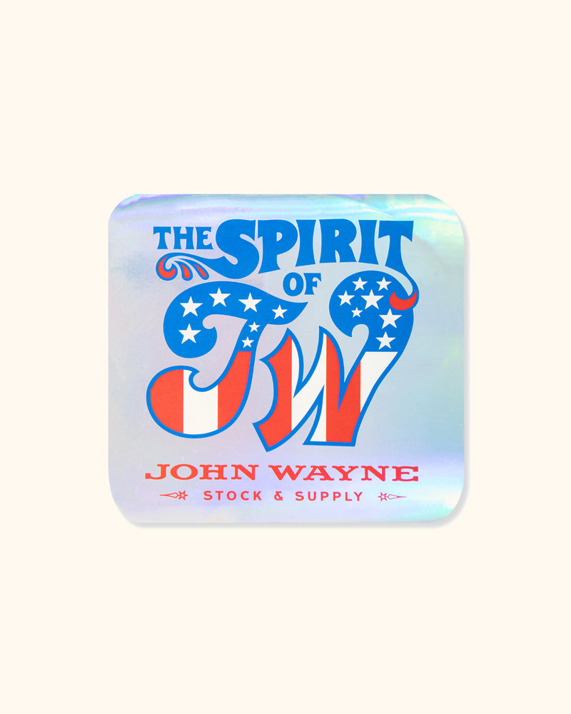 Spirit of JW Hologram Sticker