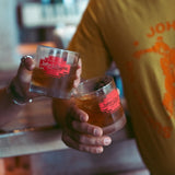 john wayne western goods fort worth texas whiskey glasses cheering