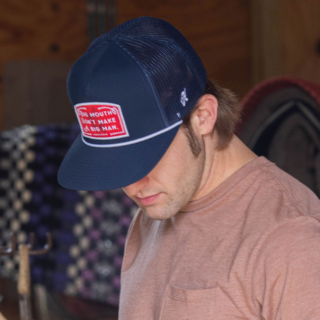 JW x Hooey Big Mouth Rope Hat - Navy