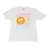 Official John Wayne Men's White Line Tee