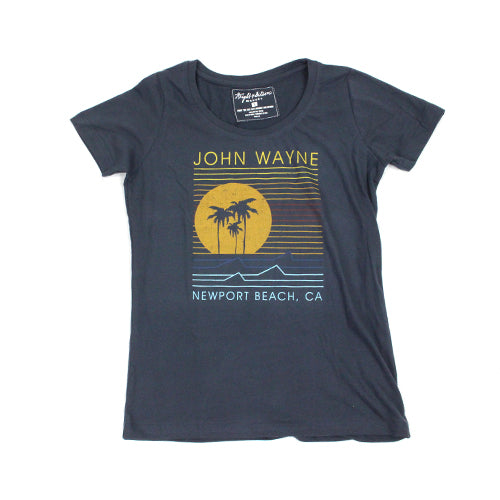 Official John Wayne Women's Navy Line Tee