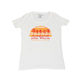 Official John Wayne Women's White Retro Tee