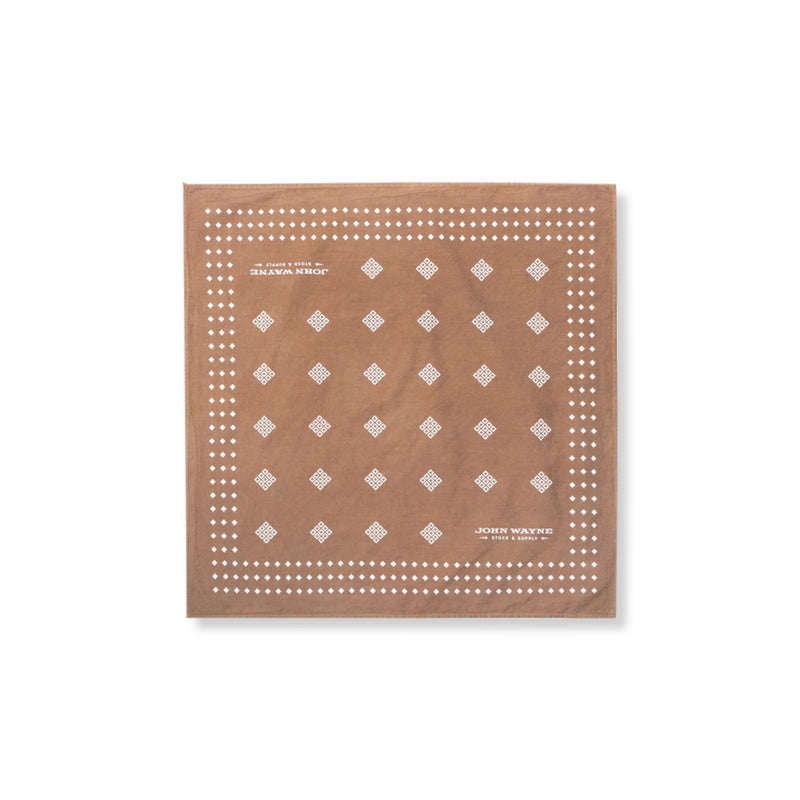 spruce vintage bandana with diamond and dots