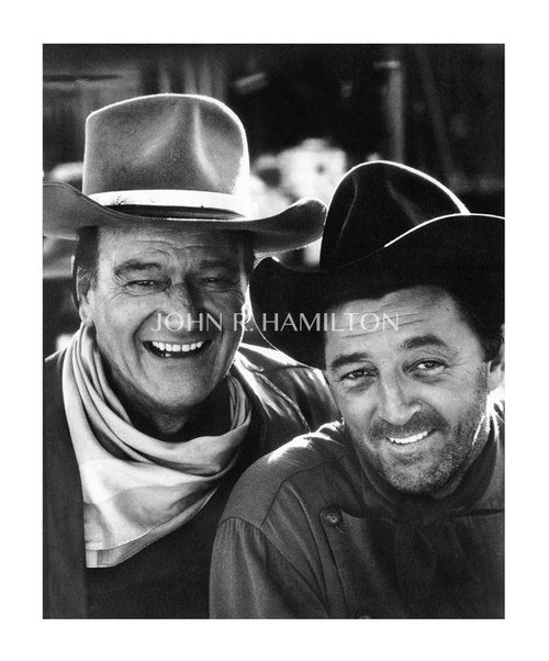 Official John Wayne JOHN WAYNE AND ROBERT MITCHUM, 1967