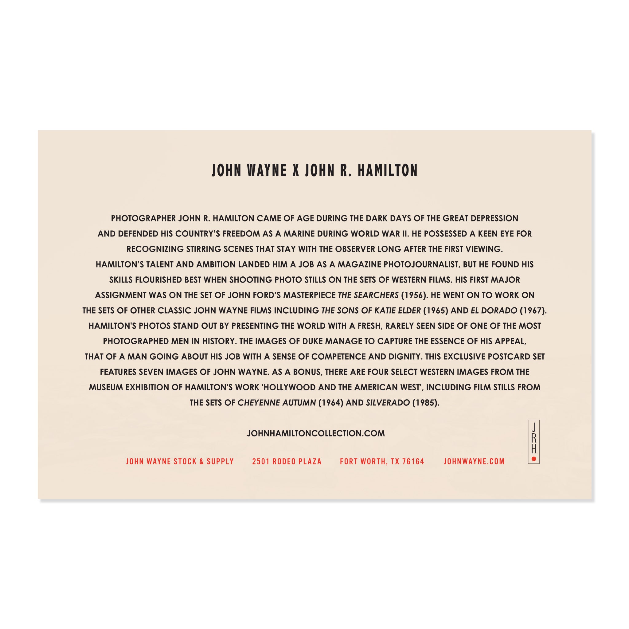 JW x John R. Hamilton Postcard Boxed Set